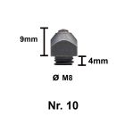 Tuna Hokki Nr. 10-4 M8 9 mm kpl