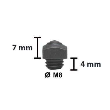 Tuna Hokki Nr. 12-4 M8 7 mm kpl