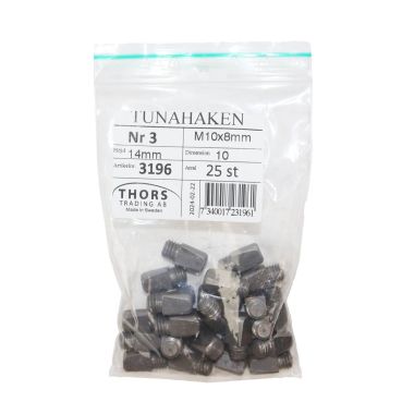 Tuna Nurmihokki Nr.3 M10 14 mm 25 kpl