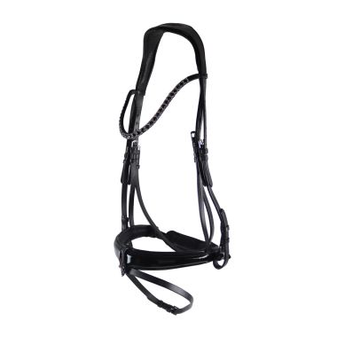 Equitare Shiny Black suitset supergrip-ohjilla