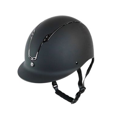 Equitare Matt Black E06 Ratsastuskypärä säädettävä
