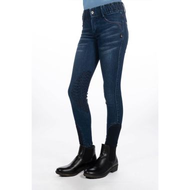 HKM Aymee Denim Ratsastushousut silikonipolvipaikoilla