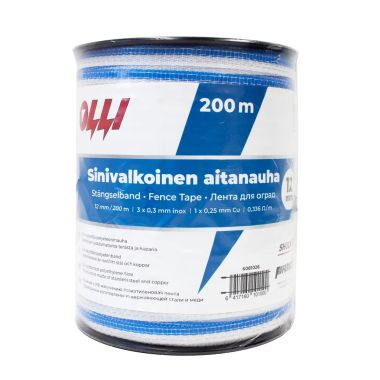 Olli Sinivalkoinen aitanauha 12 mm 200 m