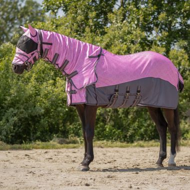 QHP Cheery Pink Hyönteisloimi ja huppu