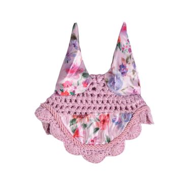 HKM Hobby Horsing Print Korvahuppu kepparille
