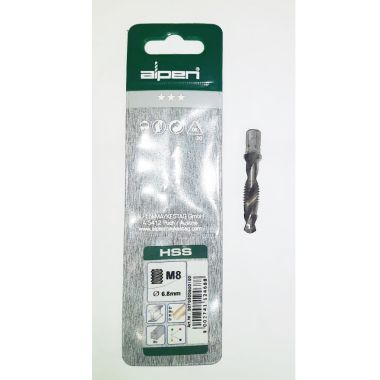 Alpen HSS Pora / kierretappi yhdistelmä M8