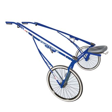 Finntack R6 kilpakärry teräsaisoilla pinnapyörillä